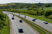 How do the police deal with animals loose on roads? A55 North Wales.