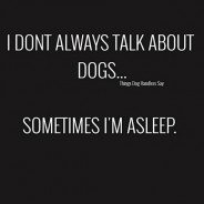 Things Dog Handlers say. I don’t always talk about dogs …