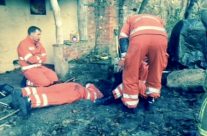 The luckiest dog alive! Firefighters spend nine hours rescuing Moppit from drain …