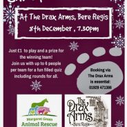 Margaret Green Animal Rescue, Pub Quiz on the 8th December at 7.30pm …